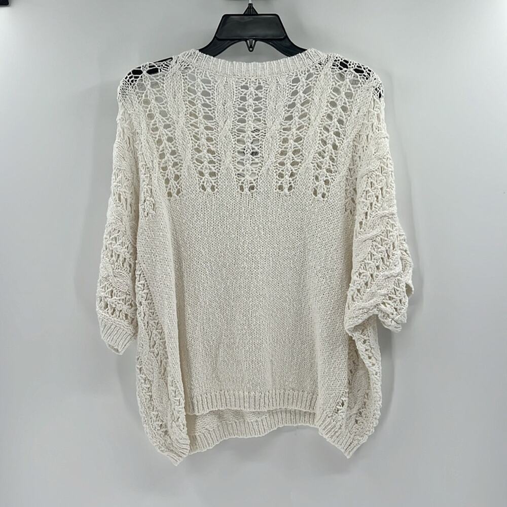Splendid Collection Women's Short Sleeve Sweater - White - Small - New with tags - Picture 6 of 6